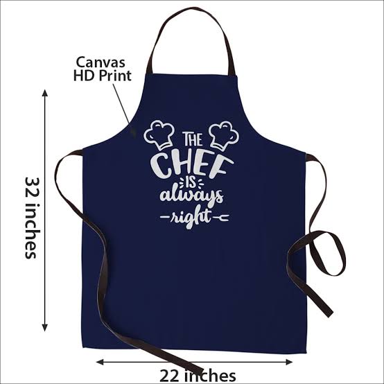 Printed Kitchen Apron